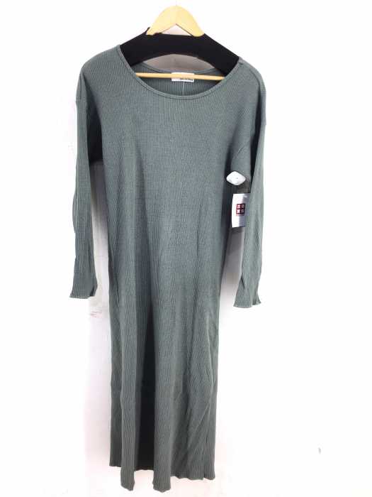 UNITED ARROWS green label relaxing(ユナイテッドアローズグリーンレーベルリラクシング) CFC オールドコットン リブ バックスリット ワンピース レディース ワンピース