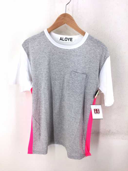 ALOYE(アロイ) 19SS メッシュ切替 ファブリックT メンズ トップス