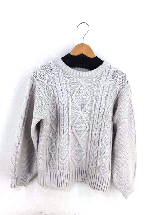 SIMPLICITE(シンプリシテェ) 18AW ケーブルカノコプルオーバー レディース トップス