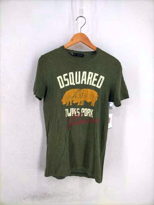 DSQUARED2(ディースクエアード) プリントクルーネックTシャツ メンズ トップス