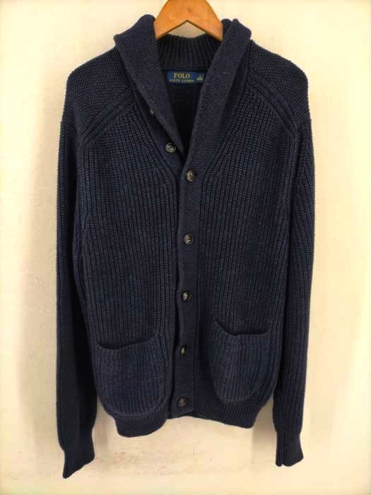 POLO RALPH LAUREN（ポロラルフローレン） ショールカラーコットンカーディガン メンズ トップス