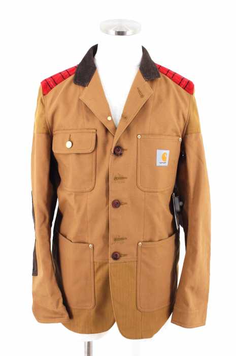 eYe JUNYA WATANABE COMME des GARCONS MAN × carhartt AD2015 16SS クレイジーパターンダックカバーオール メンズ アウター