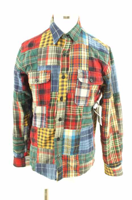 RRL RALPH LAUREN (ダブルアールエル ラルフローレン) コットンクレイジーパターンチェックシャツ メンズ トップス
