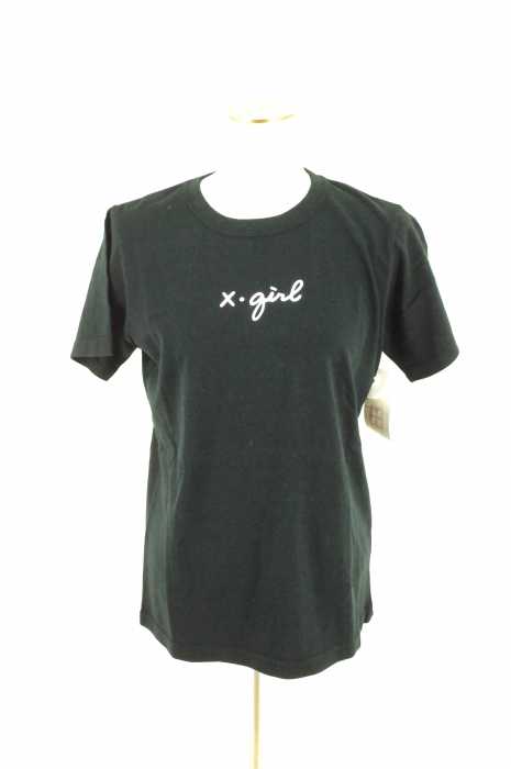 X-girl (エックスガール) 17SS ロゴプリント半袖Tシャツ レディース トップス