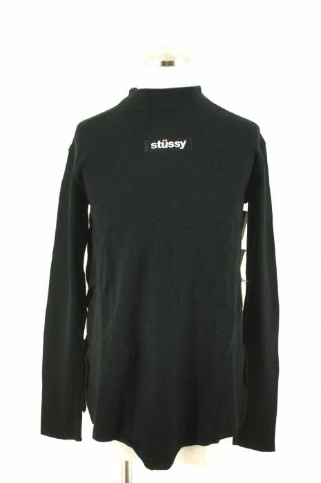 STUSSY (ステューシー) スリット入りロゴスウェット メンズ トップス