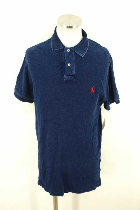 POLO RALPH LAUREN （ポロラルフローレン） ポニー刺繍インディゴ染めポロシャツ メンズ トップス