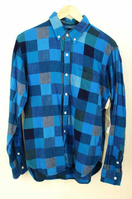 BEAMS （ビームス） マルチカラーブロックチェックBDシャツ メンズ トップス
