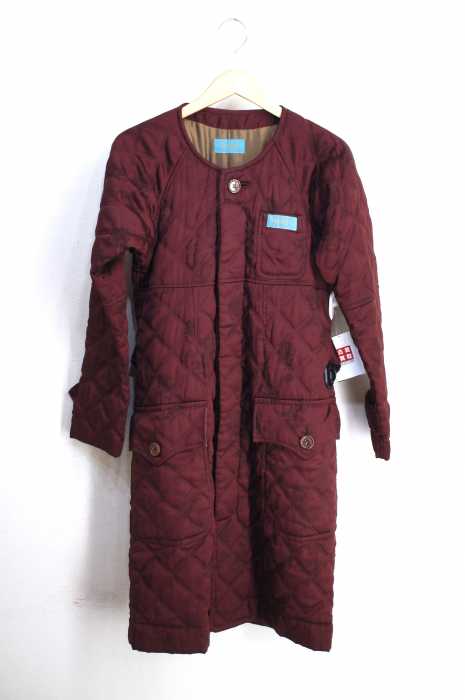 UNDERCOVER （アンダーカバー） 97AW LEAF期 花柄プリントノーカラーキルティングコート レディース アウター