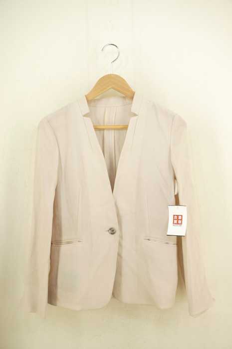 UNITED ARROWS green label relaxing (ユナイテッドアローズグリーンレーベルリラクシング) シルキーツイルノーラペルジャケット レディース アウター