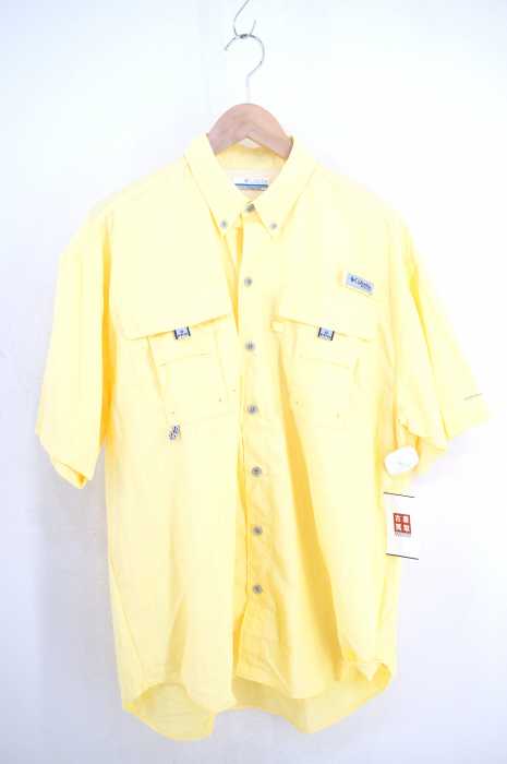 Columbia （コロンビア） 裏地メッシュボタンダウンナイロンシャツ メンズ トップス