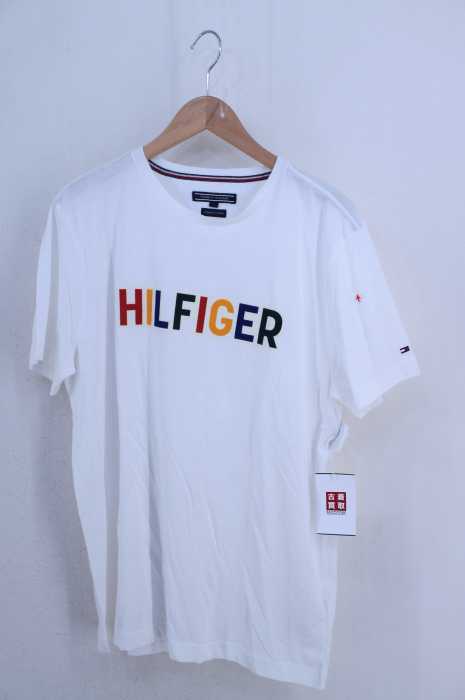 TOMMY HILFIGER （トミーヒルフィガー） フロッキープリントTシャツ メンズ トップス