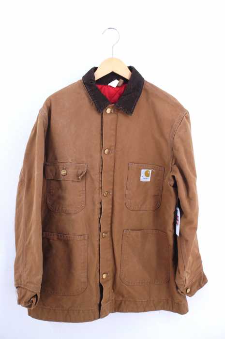 Carhartt （カーハート） 70S USA製 ダック地裏地キルティングカバーオール メンズ アウター