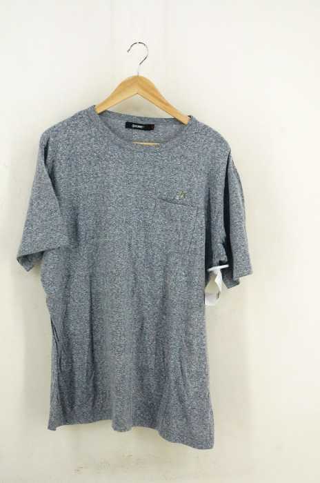 CUNE（キューン） 刺繍 霜降りポケットTシャツ メンズ トップス