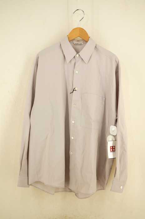 AURALEE （オーラリー） 20SS WASHED FINX TWILL BIG SHIRTS メンズ トップス