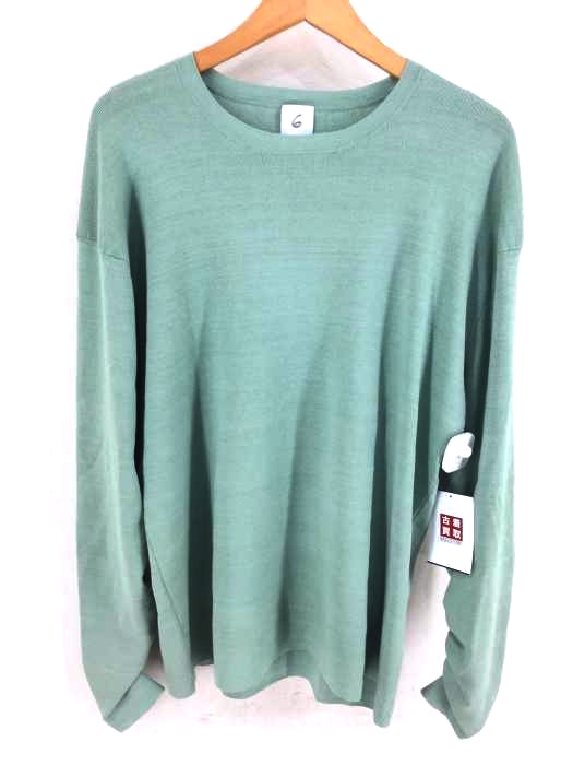6（ROKU） BEAUTY＆YOUTH UNITED ARROWS（ロクビューティーアンドユースユナイテッドアローズ） CREW NECK KNIT ニット レディース トップス