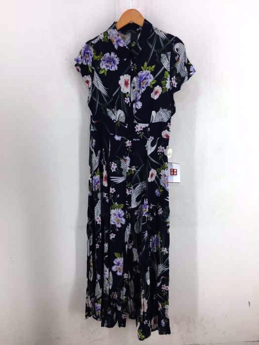 ZARA WOMAN（ザラ ウーマン） レーヨン　花柄シャツワンピース レディース ワンピース