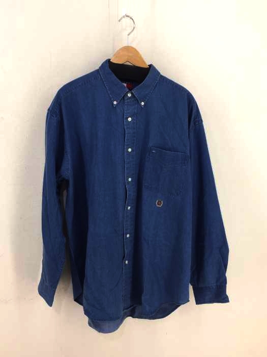 TOMMY HILFIGER（トミーヒルフィガー） ロゴ刺繍 ボタンダウンシャツ メンズ トップス