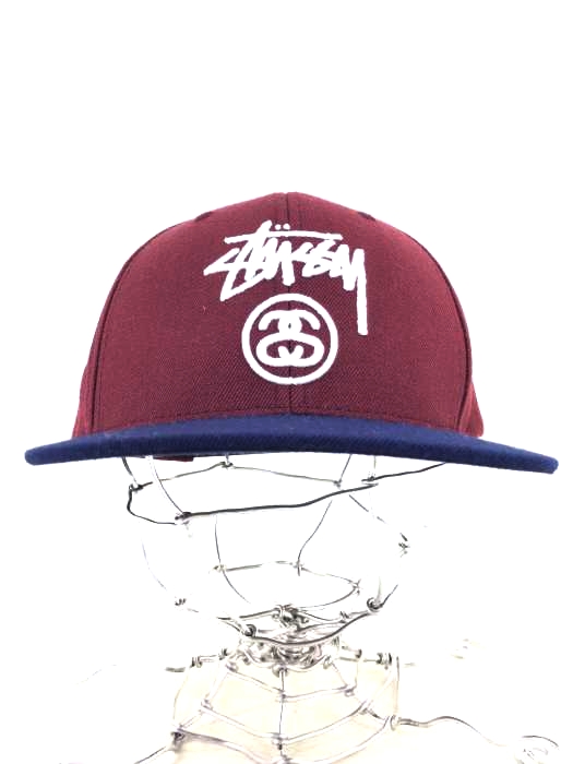 Stussy（ステューシー） ロゴ刺繍 スナップバック メンズ 帽子