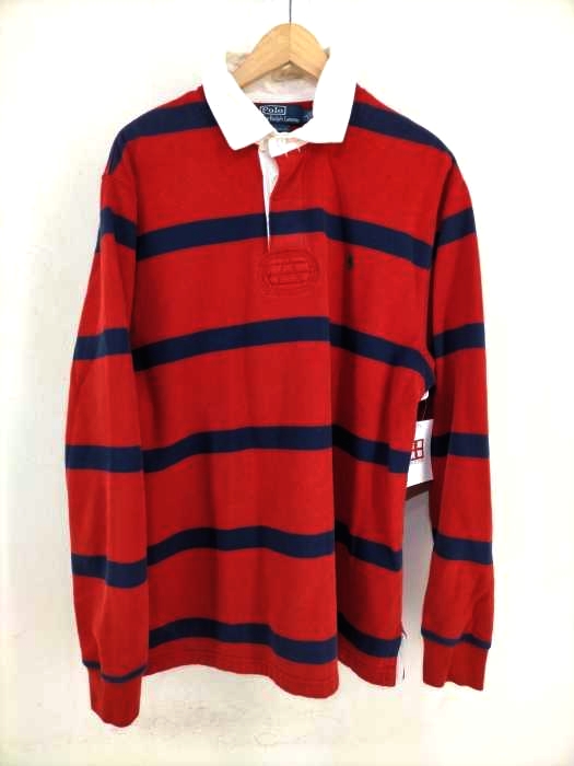POLO RALPH LAUREN(ポロラルフローレン) 90S ポニー刺繍ボーダーポロシャツ メンズ トップス
