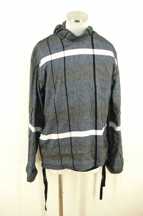 SUNSEA （サンシー） 3WAY Check Leyered Pull Over Parka メンズ トップス