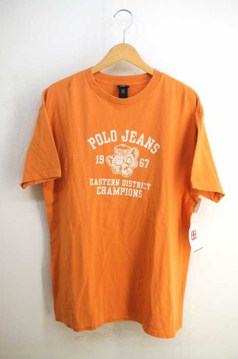 POLO JEANS COMPANY RALPH LAUREN （ポロジーンズカンパニーラルフローレン） カレッジロゴプリントTシャツ メンズ トップス
