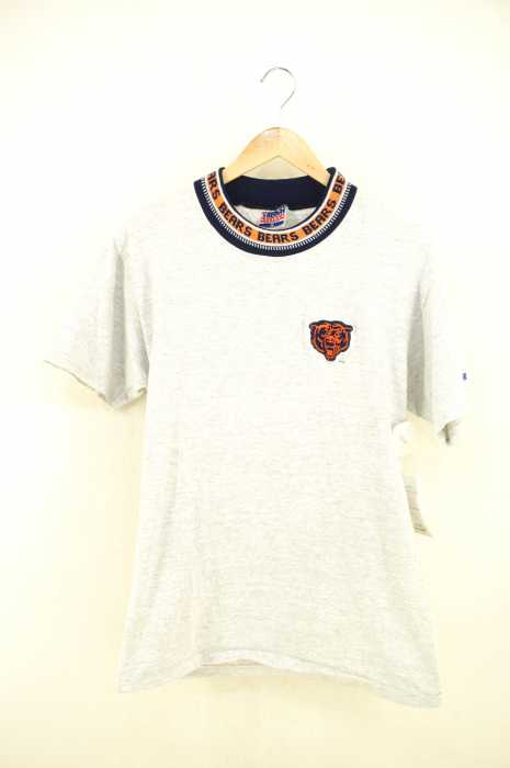 USED古着  （ユーズドフルギ） 90s MADE IN USA TRENCHモックネックTシャツ BEARS メンズ トップス