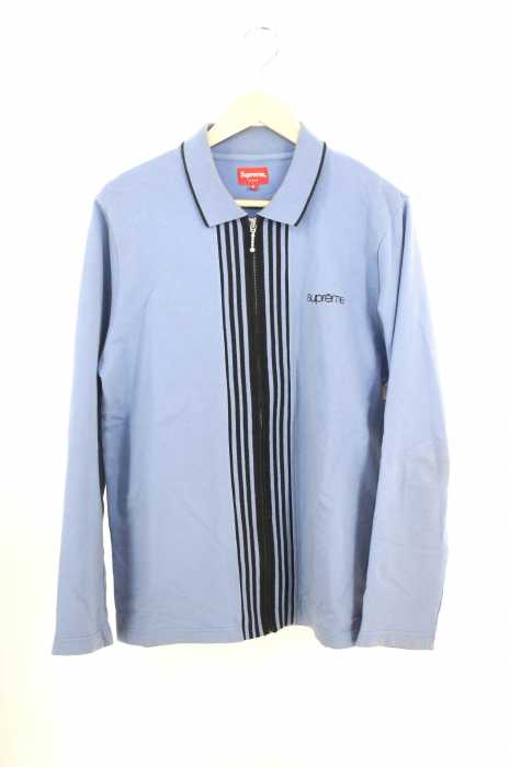 Supreme （シュプリーム） Vertical Logo Zip Up Polo メンズ トップス