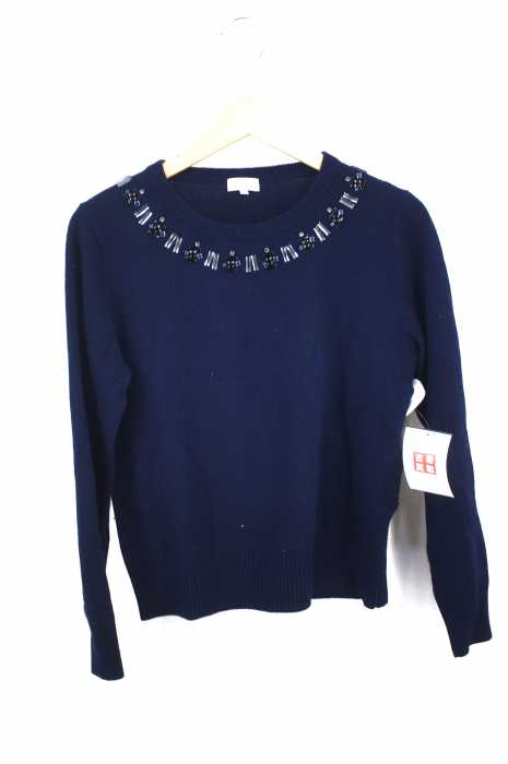MACKINTOSH PHILOSOPHY （マッキントッシュフィロソフィー） カシミヤアンゴラ混ビジューデザインニット レディース トップス