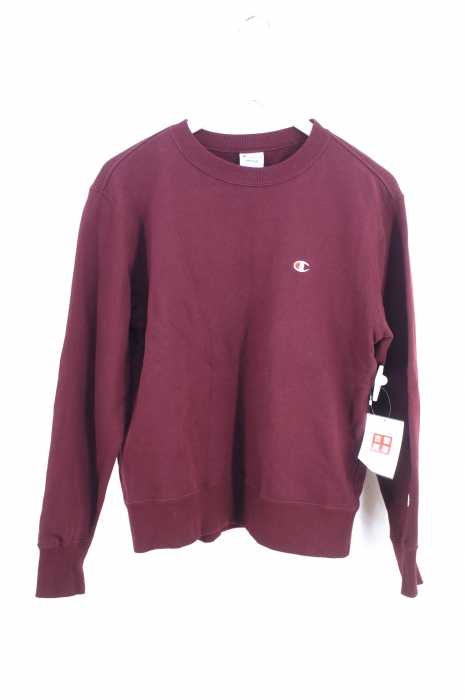 Champion (チャンピオン) ワンポイント刺繍スウェット メンズ トップス