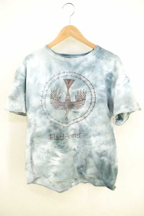 BLACK MEANS(ブラックミーンズ) GARA別注ダメージ加工タイダイ柄Tシャツ メンズ トップス