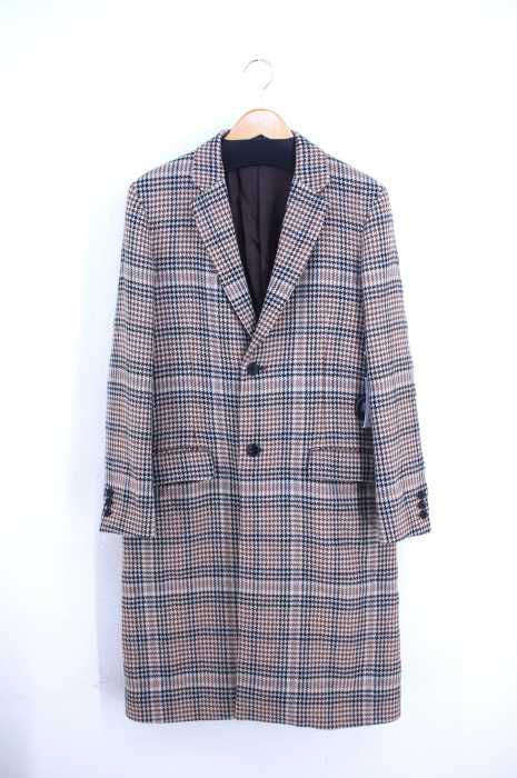 JOURNAL STANDARD TRISECT（ジャーナルスタンダードトライセクト） GLEN CHECK OVER COAT メンズ アウター