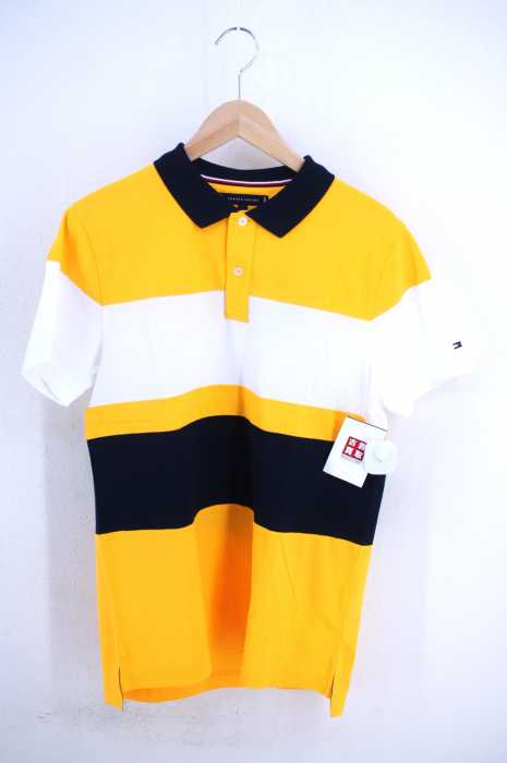 TOMMY HILFIGER （トミーヒルフィガー） マルチボーダーポロシャツ メンズ トップス