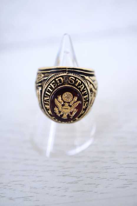 US ARMY(ユーエスアーミー) 90S US ARMY カレッジリング メンズ アクセサリー
