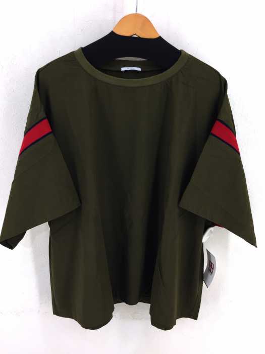 lot holon(ロットホロン) カットソー フットボール リブ ラインビックT メンズ トップス