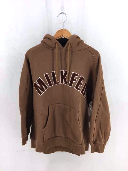 MILKFED.（ミルクフェド） ARCH LOGO PATCH HOODED TOP レディース トップス
