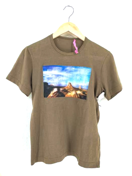 JUNYA WATANABE COMME des GARCONS MAN PINK（ジュンヤワタナベコムデギャルソンマンピンク） AD2003 フォトプリント半袖Tシャツ レディース トップス