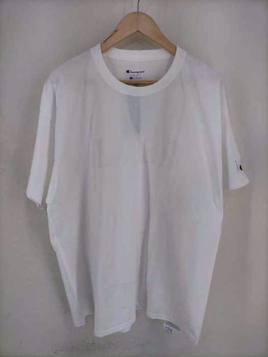 Champion（チャンピオン） フロッキープリント半袖Tシャツ メンズ トップス
