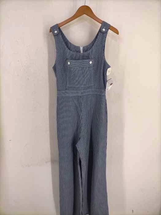 USED古着（ユーズドフルギ） BRONSON ヒッコリーストライプ オーバーオール レディース オールインワン