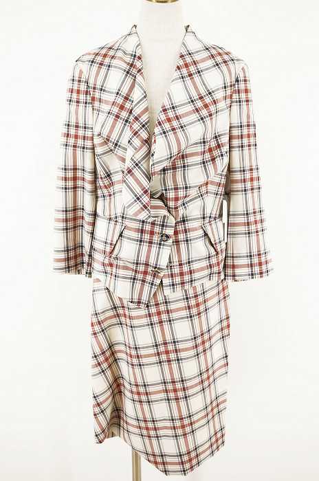 Vivienne Westwood RED LABEL （ヴィヴィアンウエストウッドレッドレーベル） セットアップ オーブボタン ジャケット＆スカート レディース アウター