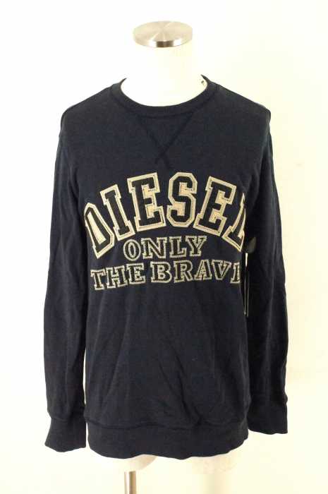 DIESEL （ディーゼル） ロゴスウェットプルオーバートップス メンズ トップス