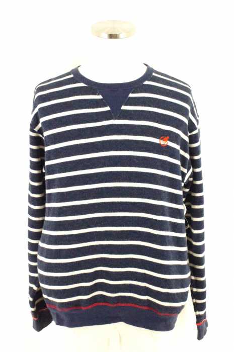 INTERBREED （インターブリード） ボーダー柄クルーネックスウェット メンズ トップス