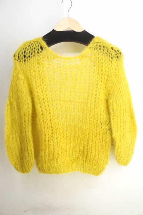 Maiami basic(マイアミベーシック) Mohair Deep Back V-neck Sweater レディース トップス