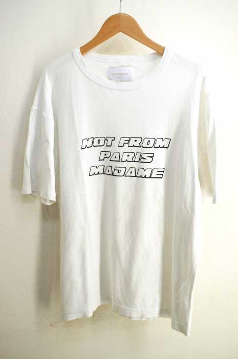 DROLE DE MONSIEUR (ドロールドムッシュ) NOT FROM PARIS MADAME プリントTee メンズ トップス