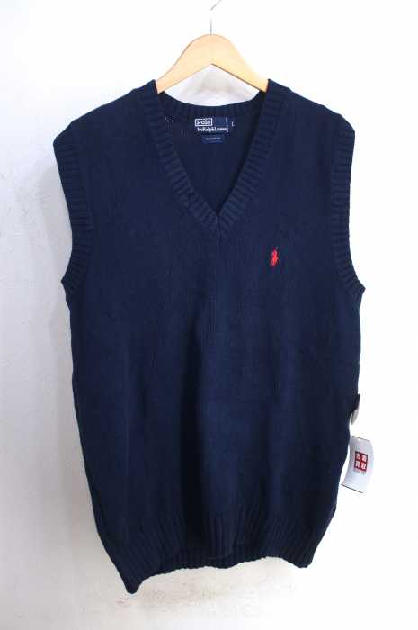 Polo by RALPH LAUREN （ポロバイラルフローレン） Vネックニットベスト メンズ トップス