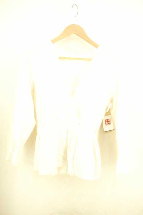 UNITED ARROWS green label relaxing （ユナイテッドアローズグリーンレーベルリラクシング） エンブロイダリーぺプラムブラウス レディース トップス