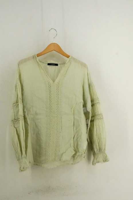 w closet （ダブルクローゼット） ドットドビーレース切替プルオーバー レディース トップス