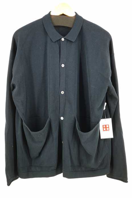 crepuscule （クレプスキュール） Knit Polo Long Sleeve メンズ トップス