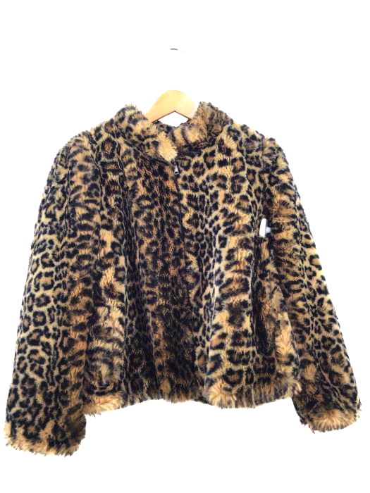 ZARA TRF(ザラティーアールエフ) レオパード柄ファーブルゾン レディース アウター