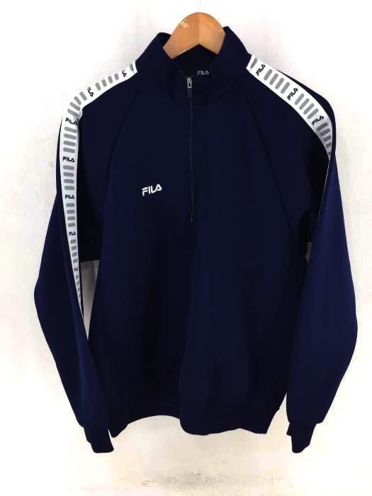FILA（フィラ） スリーブライン ハーフジップジャージ レディース トップス