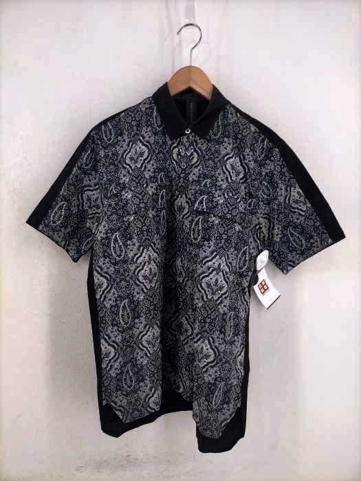 MIHARA YASUHIRO（ミハラヤスヒロ） 15SS ペイズリー柄切替ボタンシャツ メンズ トップス